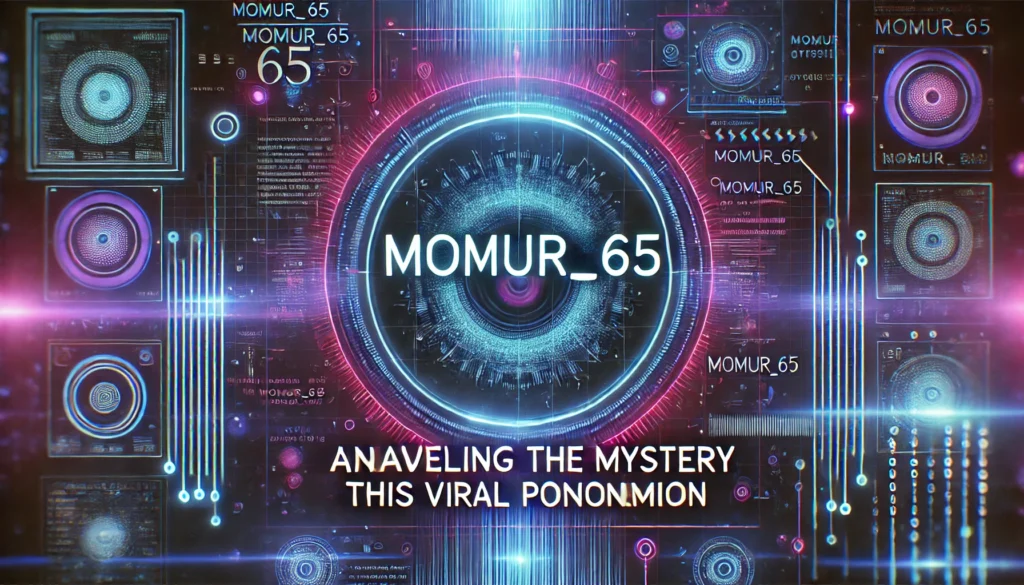 Momur_65: Unraveling the Mystery Behind This Viral Phenomenon